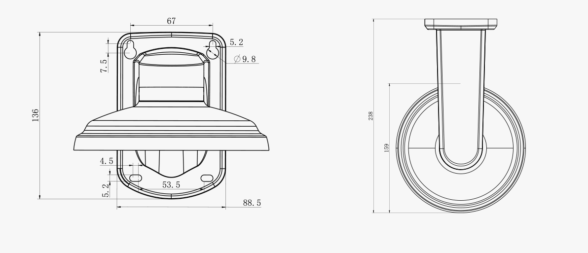 Кронштейн для крепления купольных камер Milesight MS-A72